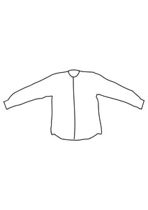 Crafted by Kowa- Long sleeve Linen Shirt- White