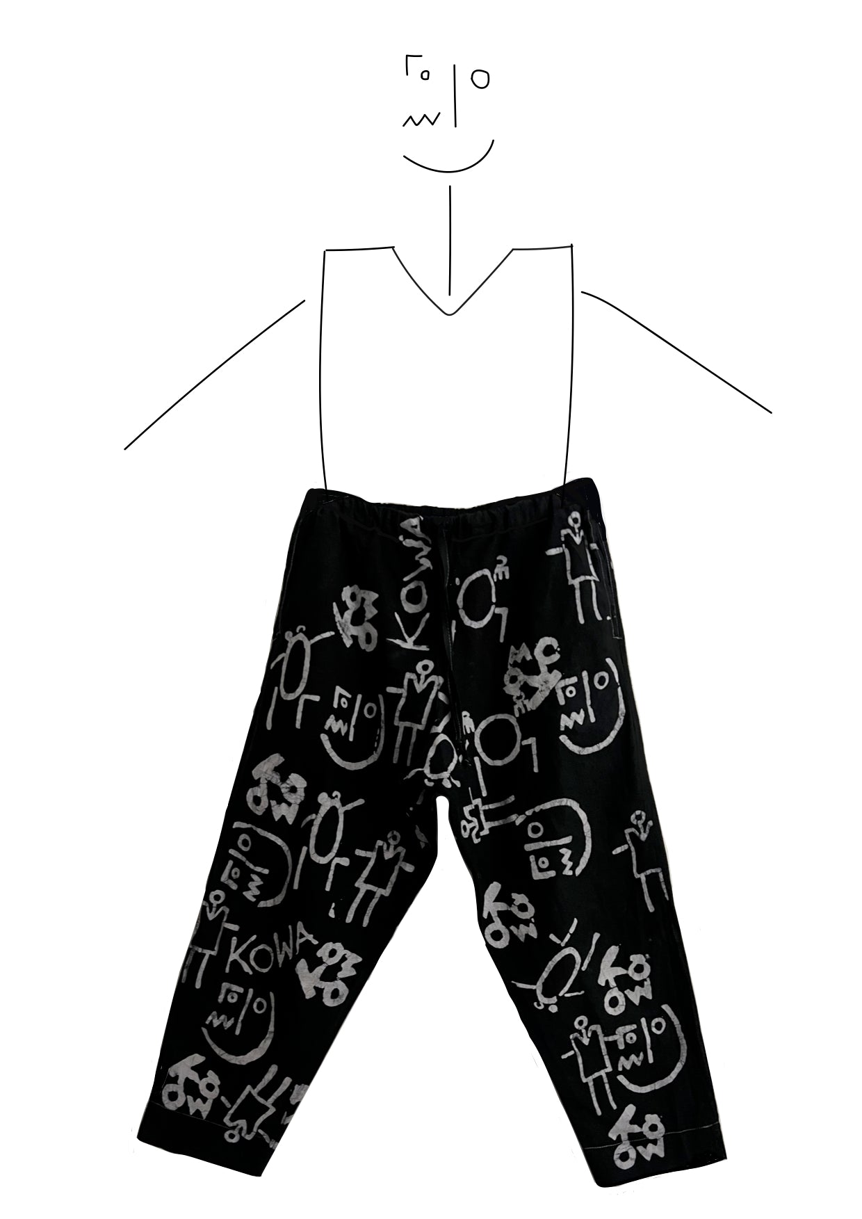 Trousers- Cacophony- black and white