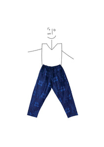 Trousers - Indigo and blue OTU
