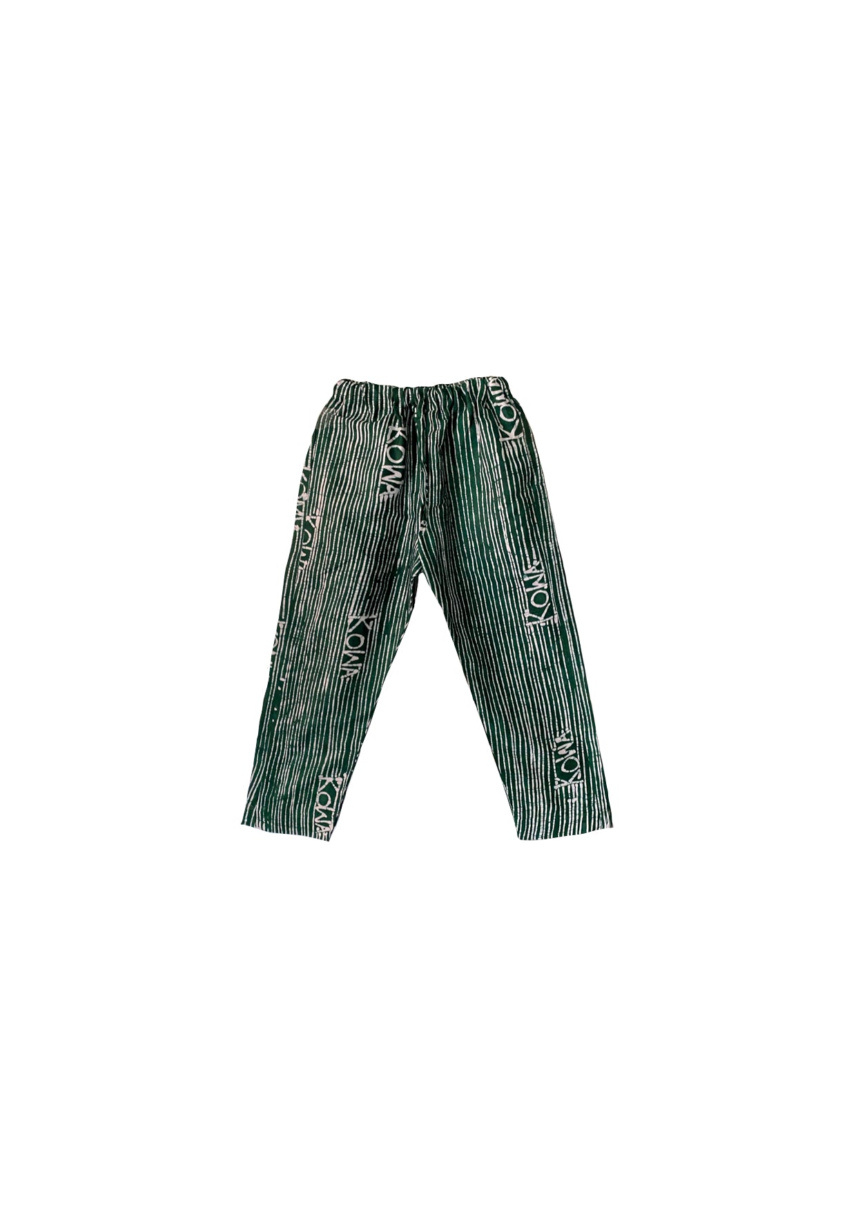 Trousers- Kowa lines- Green and white