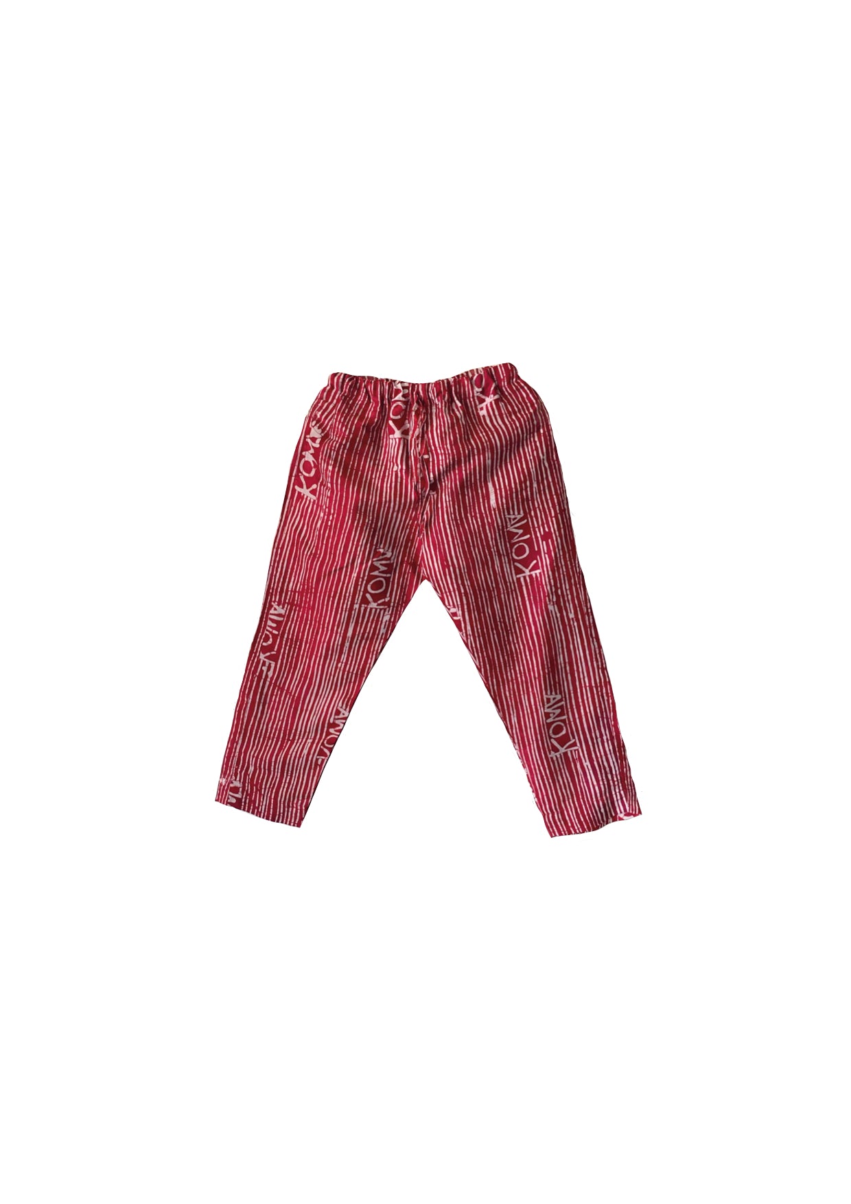 Trousers- red and white