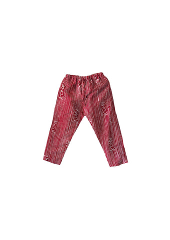 Trousers- Pink and white